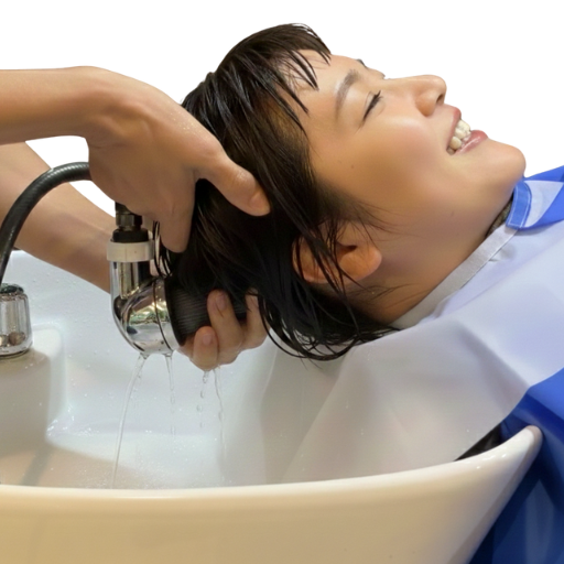 ZABRINAをシャワーヘッドへ取り付けたイメージ